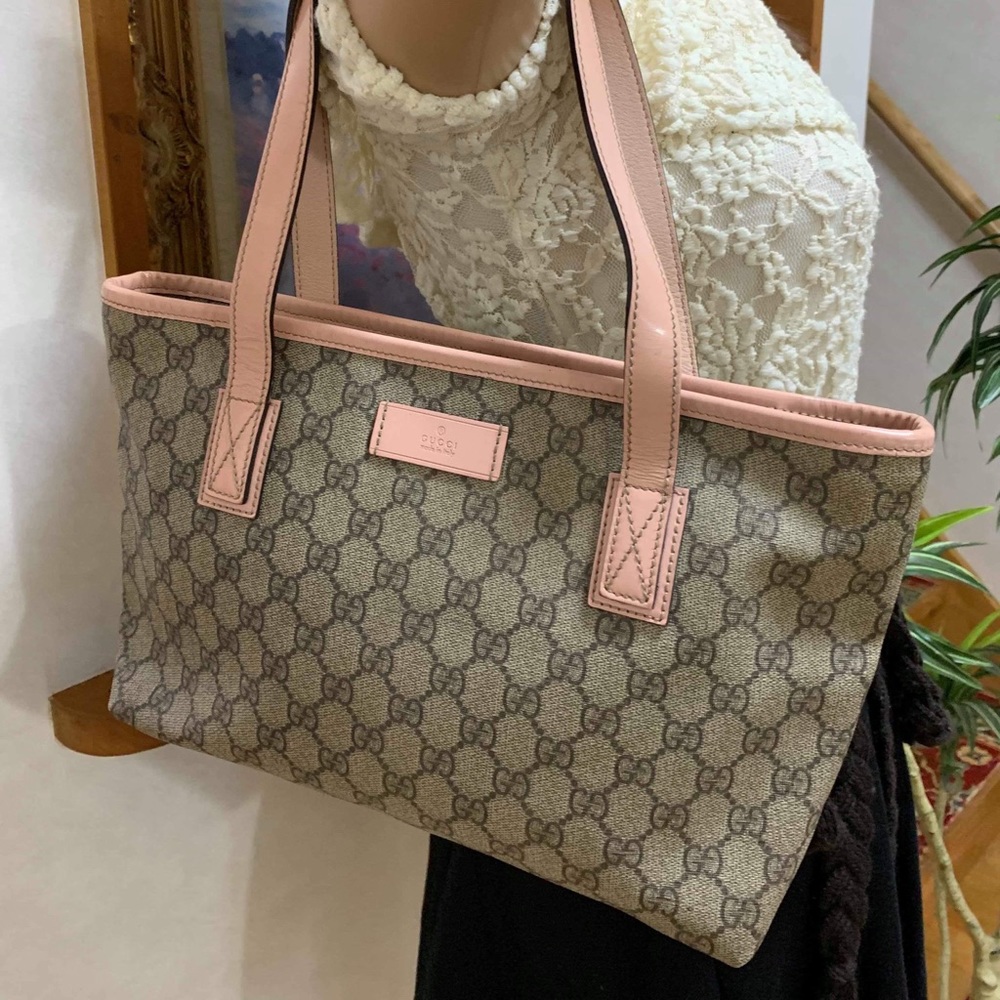 Authentic Gucci With Pink Tote